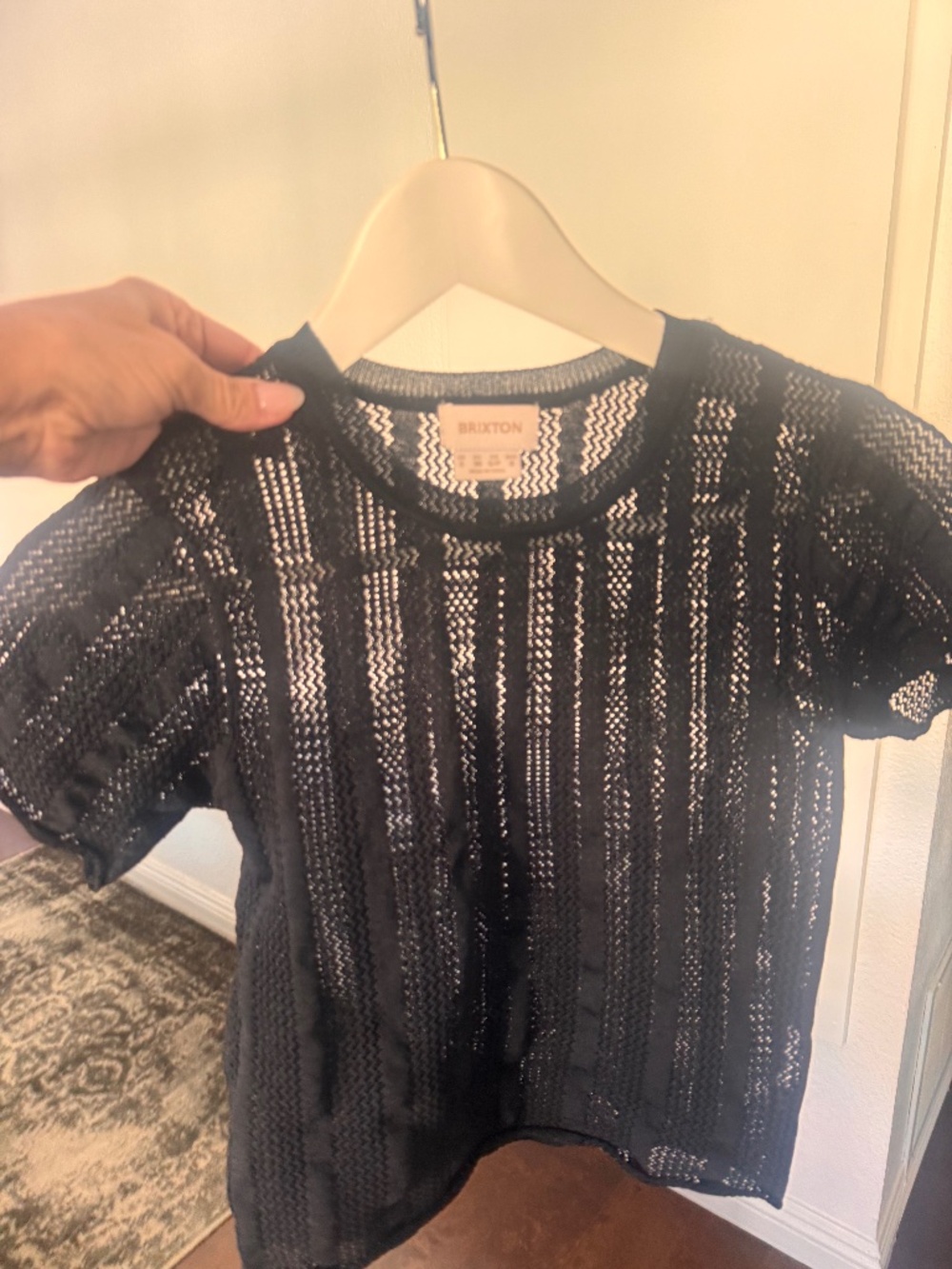 Brixton black shirt small